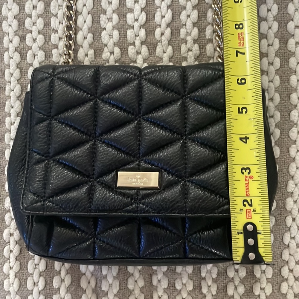 Kate Spade ♠️ black quilted purse - Picture 8 of 13